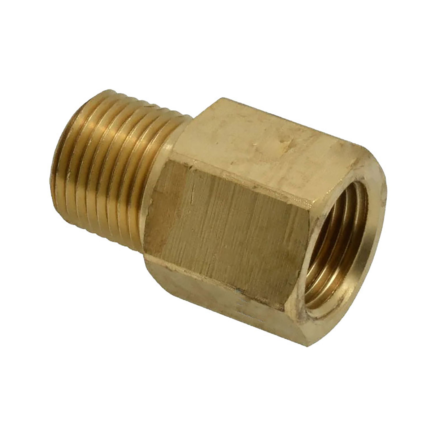 BRASS ADAPTER 1/2" MPTX1/2" FPT