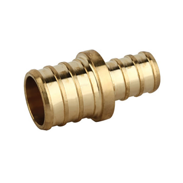 BRASS PEX COUPLING 3/4" X 1/2"