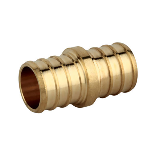 BRASS COUPLING 3/4"X3/4 " PEX