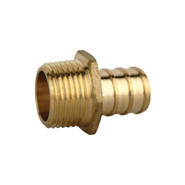 BRASS ADAPTER, 3/4" PEX X 1/2" M