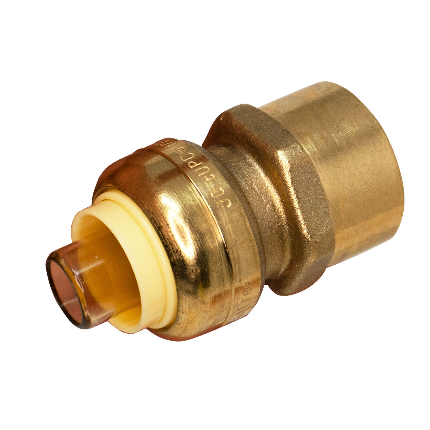 BRASS  ADPTR PSH-FIT,1/2"X1/2FPT