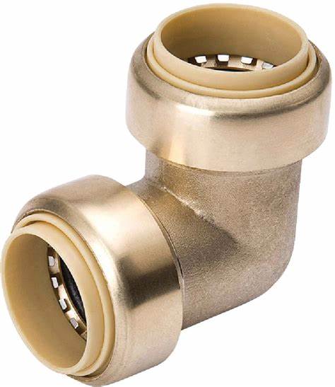 BRASS PUSHFIT ELBOW1/2X1/2