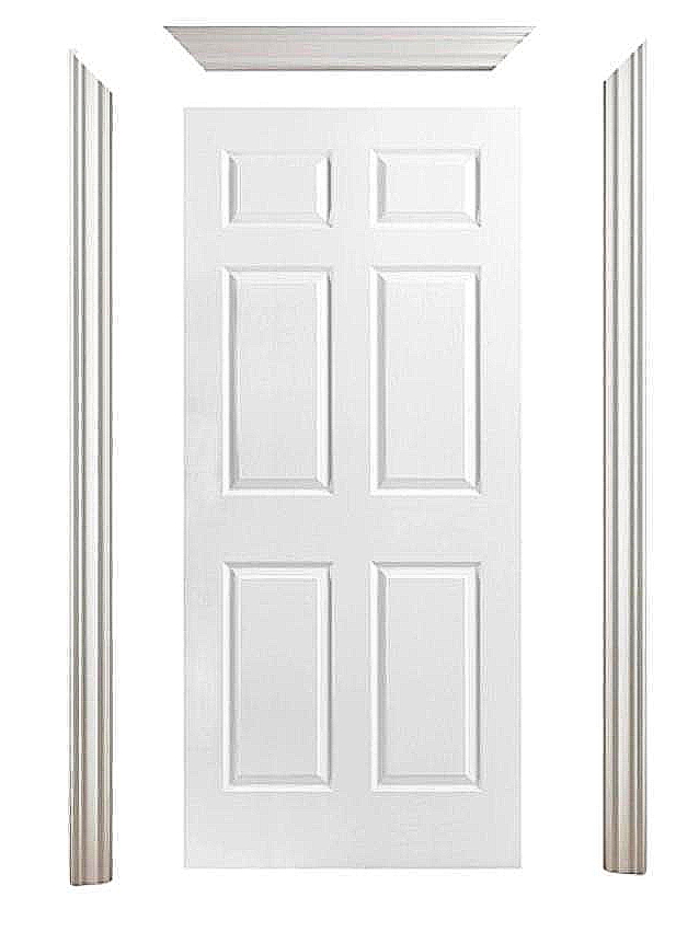 DOOR 20X80 L 6 PANEL + FRAME