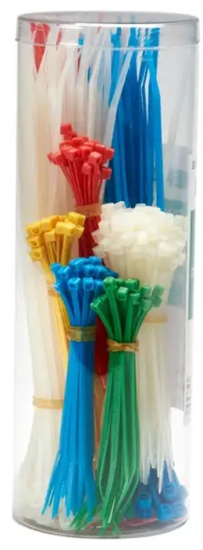 300 PC ASSORTED CABLE TIES- MULT