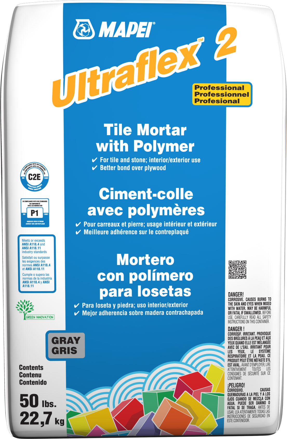 ULTRAFLEX 2 GREY NA 50LB-22.7KG