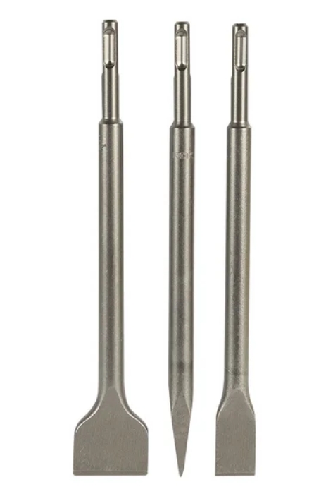 SDS+HAMER CHISEL&POINT SET 3PC