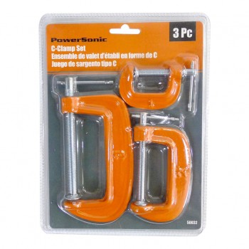 3PC C-CLAMP SET