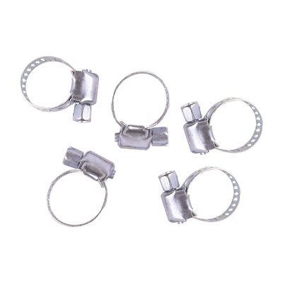 5PC STAINLES STEEL CLAMP5/16-1/4