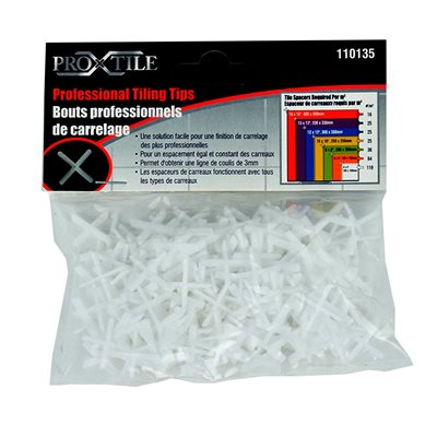 TILES SPACERS 1.5MM 200 PCS BAG