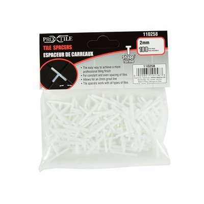 TILES T SPACERS 2.0MM 200 PCSBAG