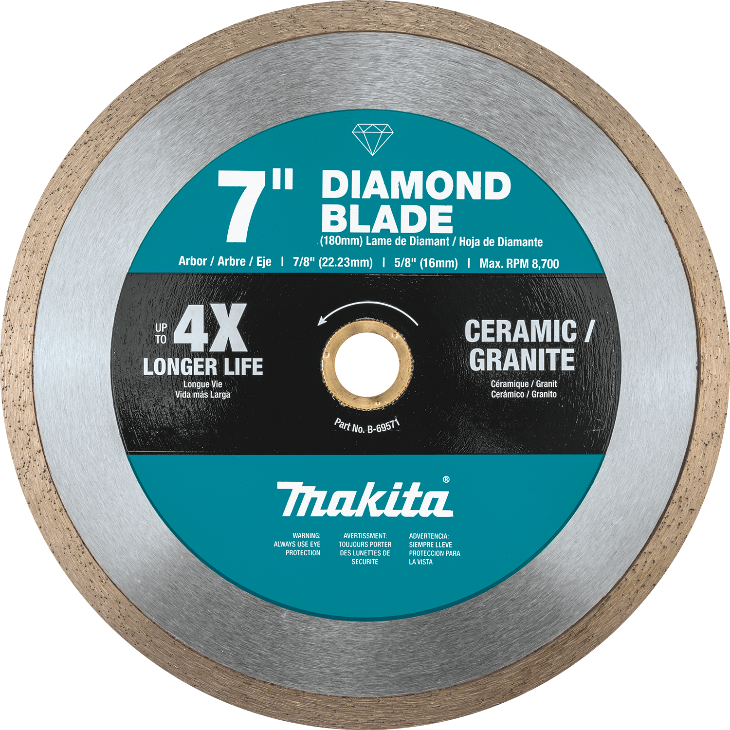 7" DIAMOND BLADE CONTINUOUS