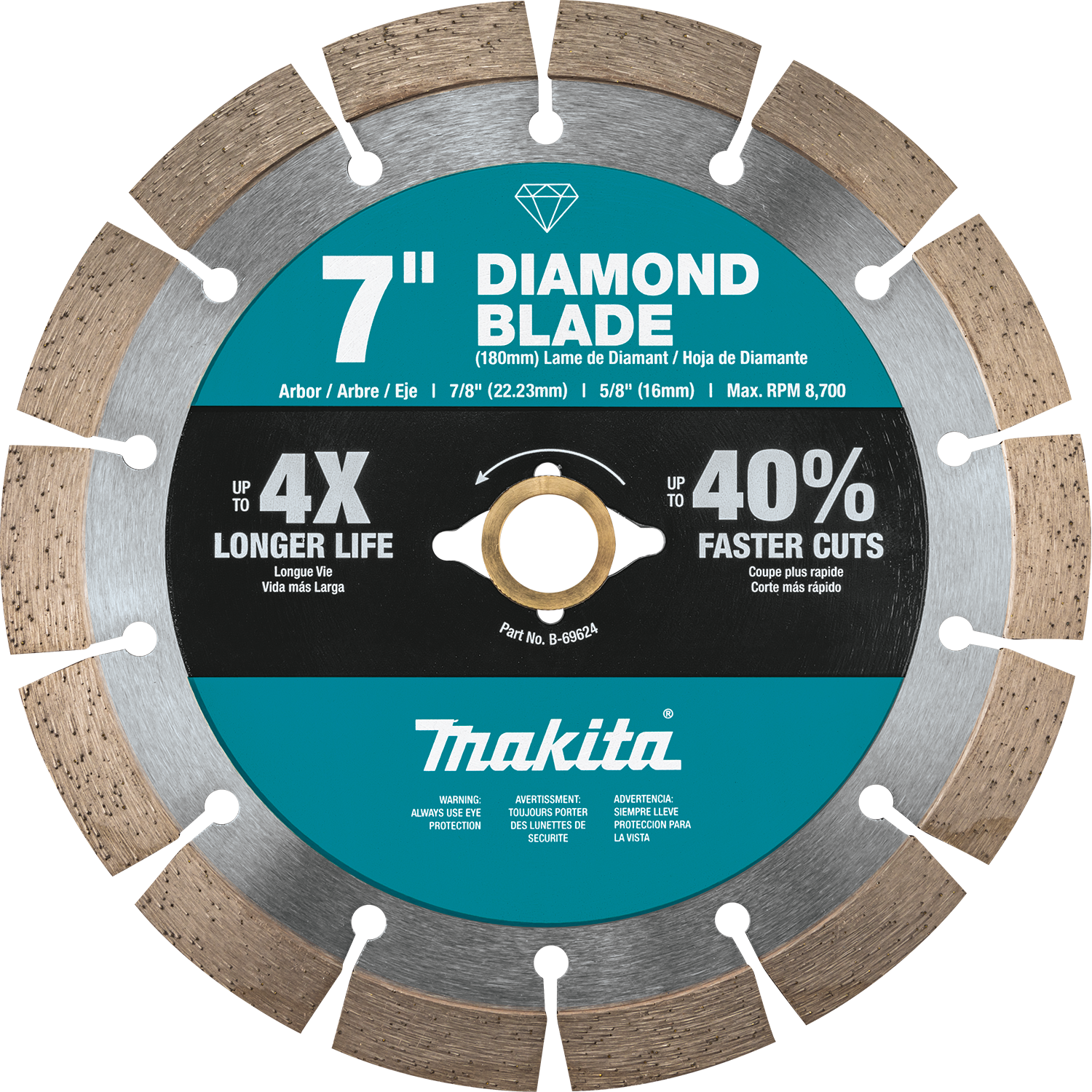 7" DIAMOND BLADE SEGMENTED