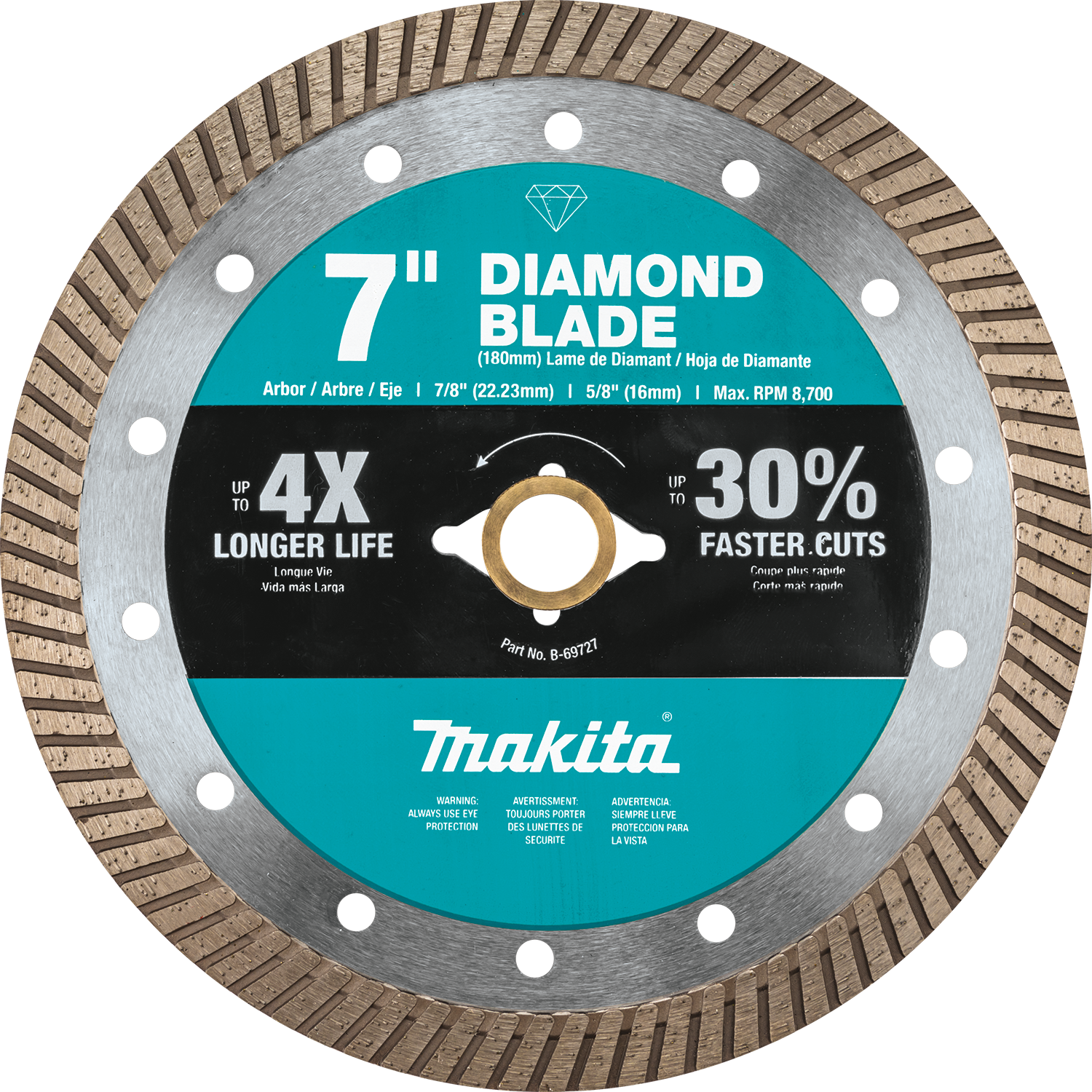 7" DIAMOND BLADE TURBO