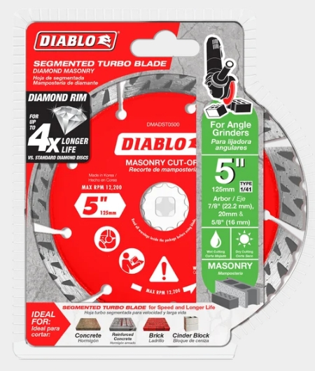 5INDIAMOND CUTOFFDISC FOR MASNRY