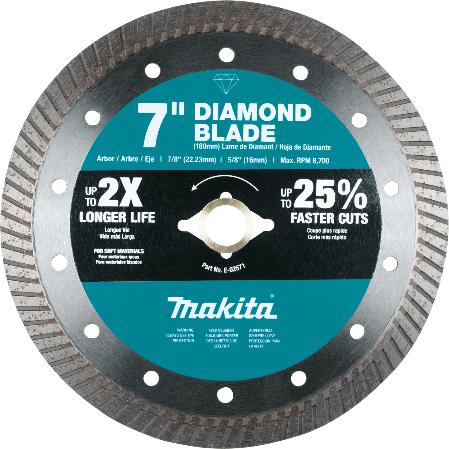 7" DIAMOND BLADE TURBO RIM