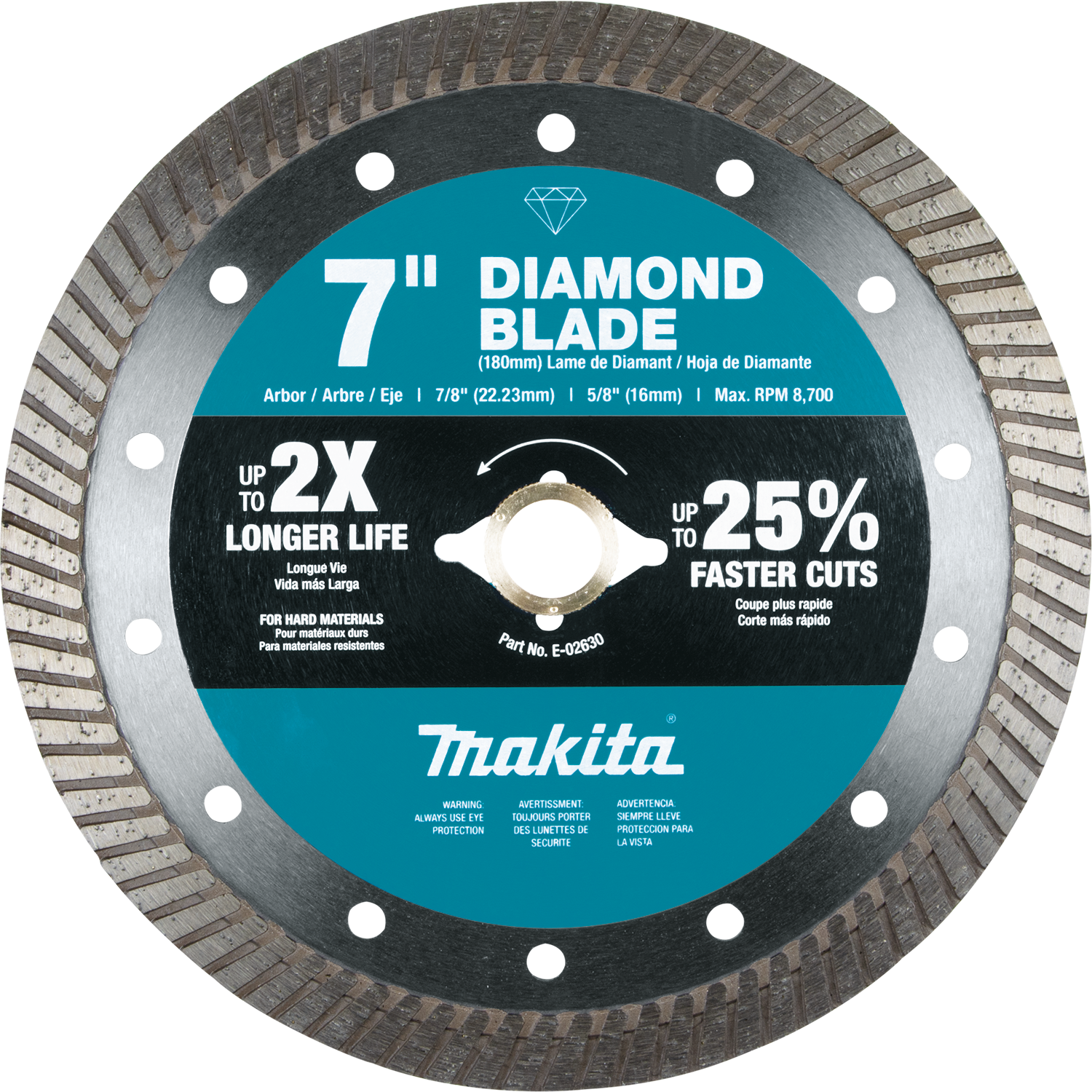 7" DIAMOND BLADE TURBO RIM