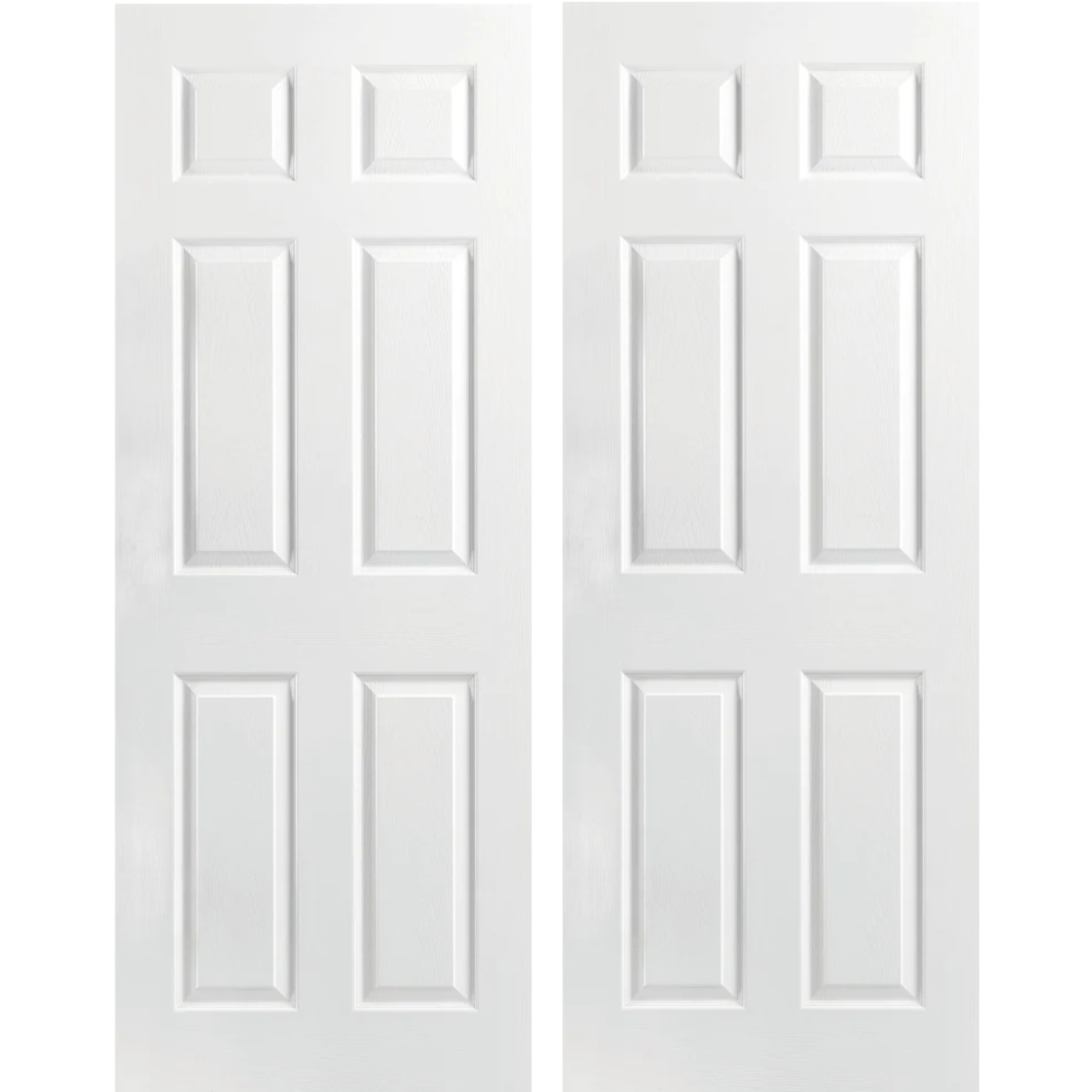 DOUBLE DOOR 52X80 6 PANEL