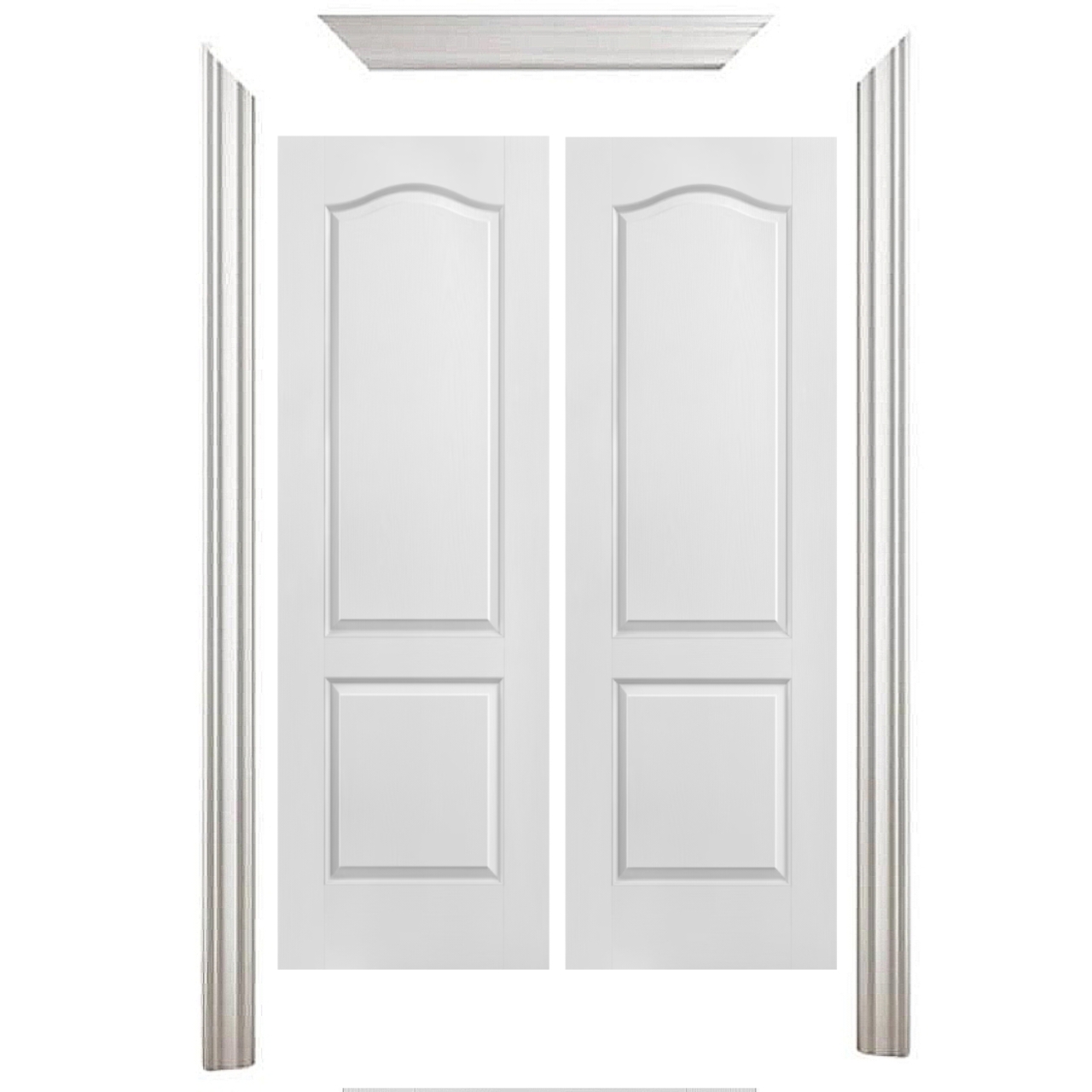 DOUBLE DOOR 52X78 2 PANEL +FRAME