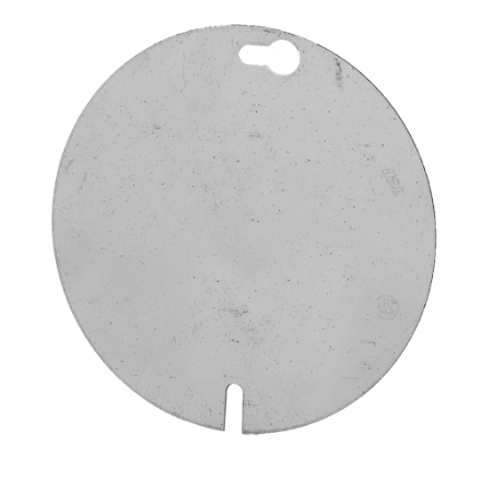 4'' ROUND BLANK COVER PLATE