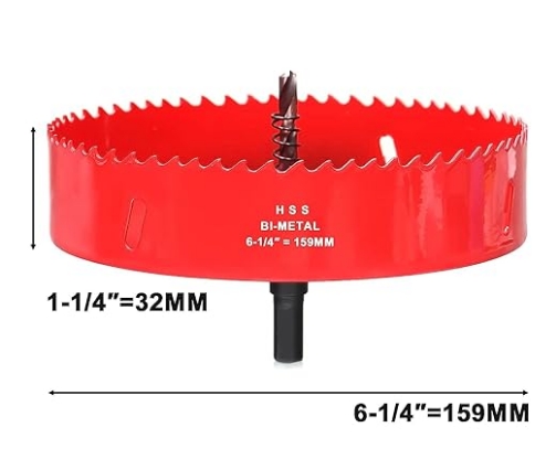 6-1/4" HOLE SAW - 159MM