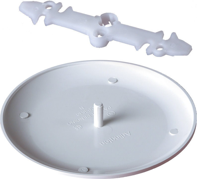 PLASTIC CEILING COVER PLATE4-5IN