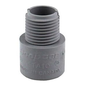 TA10 1/2" PVC TERMINAL ADPT SCEP