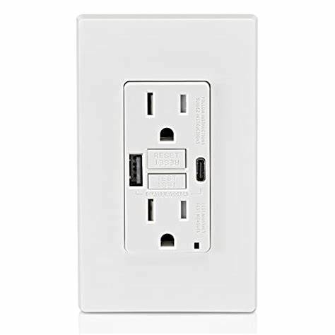 WALL CHARGER OUTLET PLATE