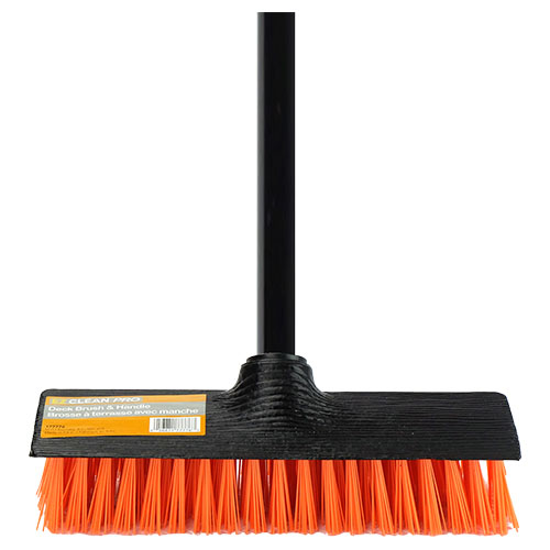 9-1/4'' DECK BRUSH AND HANDLE