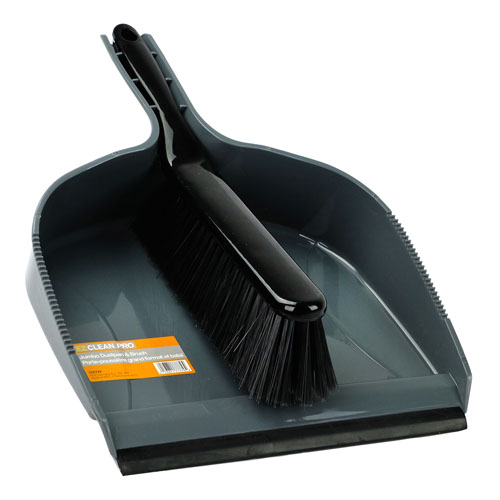 9'' BRUSH AND JUMBO DUSTPAN SET