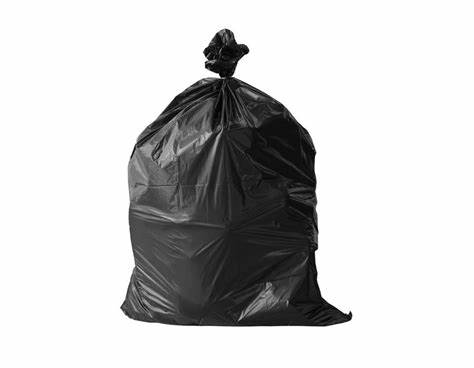 BLACK GARBAGE BAG 35X47