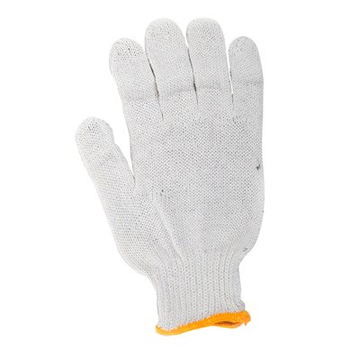 KNITTED POLY/COTTON GLOVE WHITE