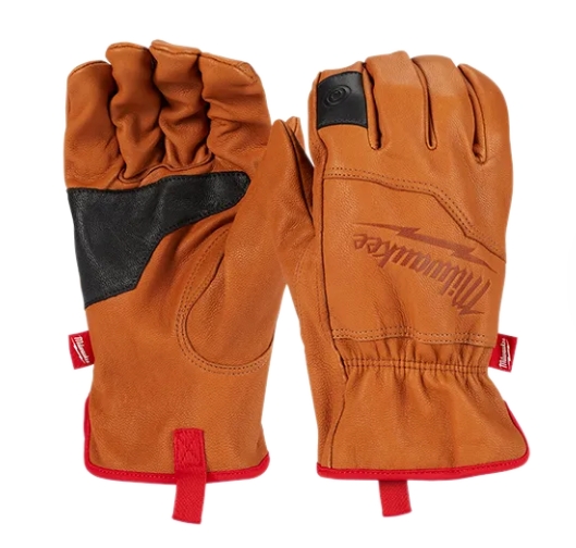 GOATSKIN LEATHER GLOVES - L