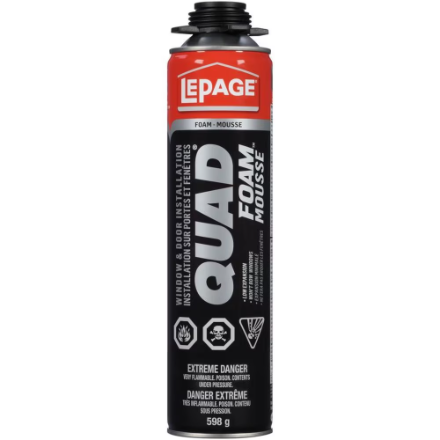 LEPAGE QUAD WINDOW&FOAM SEALANT