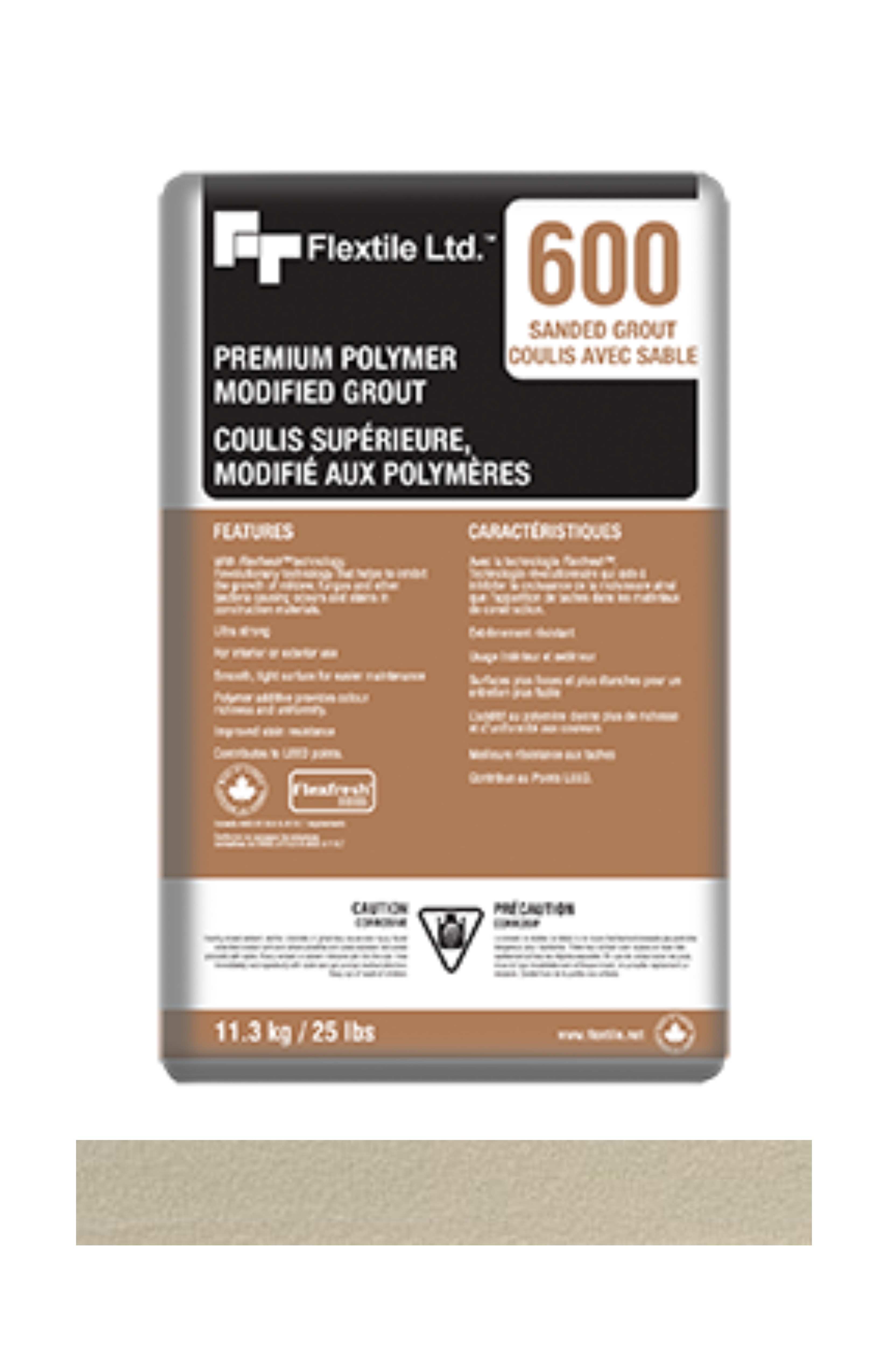 SANDED GROUT 603 SOFT WHEAT 11.3