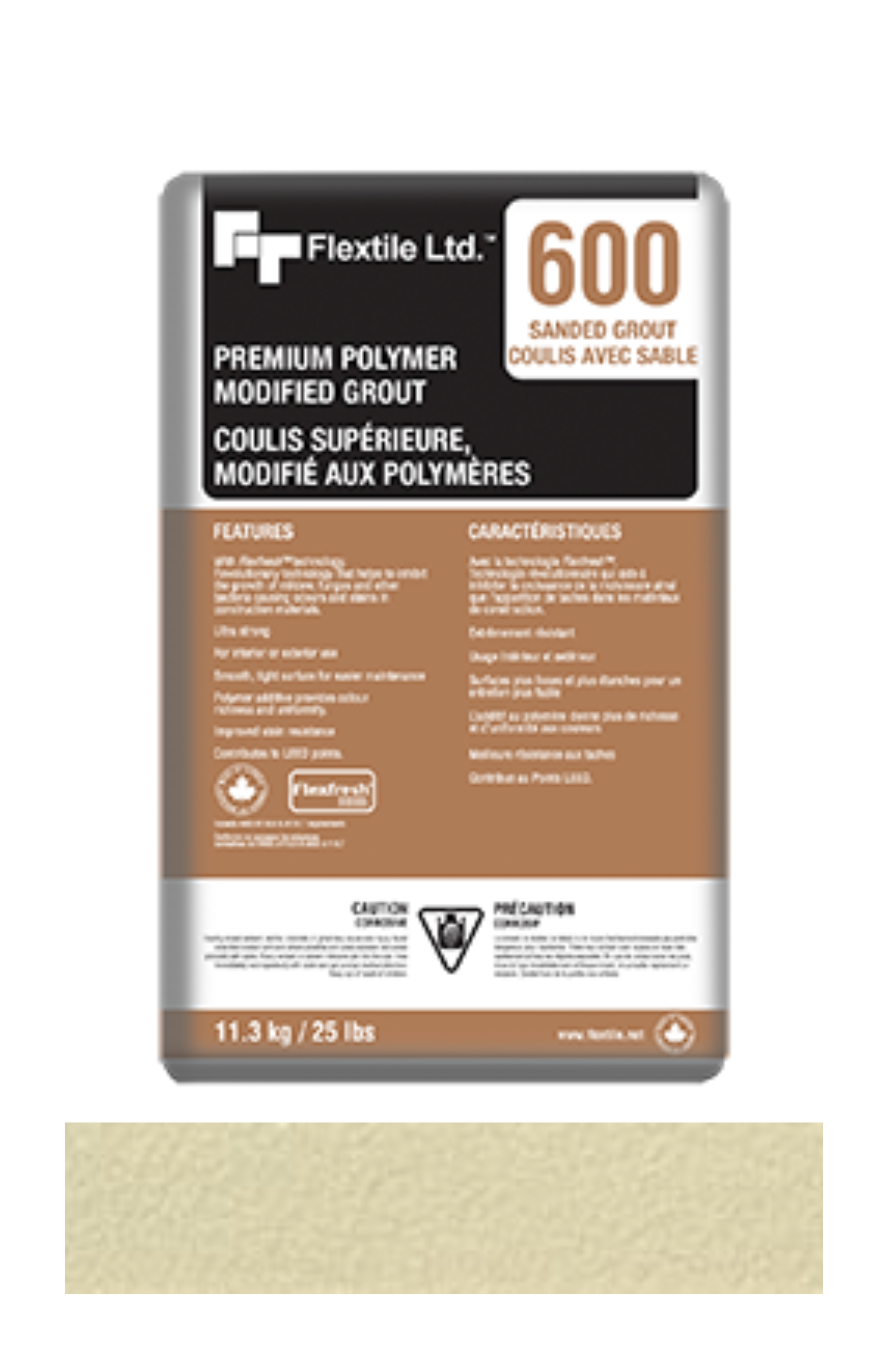 SANDED GROUT 656 BEACH BUFF 11.3