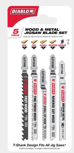 JIG SAW BLADE SET FOR WOOD&METAL