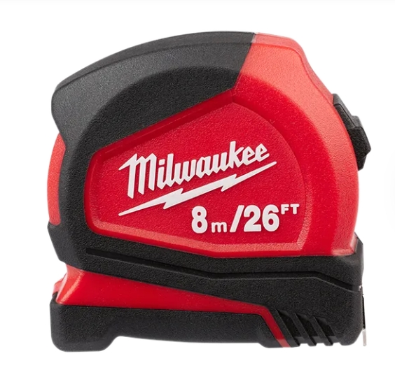 COMPACT TAPE MEASURE   8M/26FT