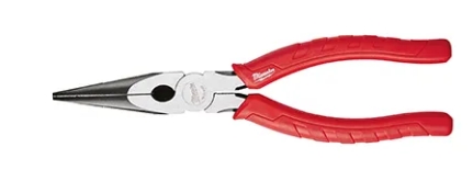 8"LONG NOSE PLIERS COMFORT GRIP