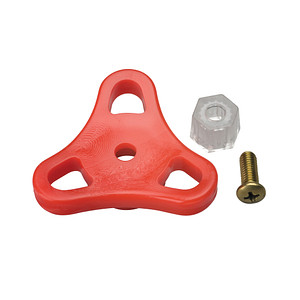 HANDLE RED ,EMCO LNDRY W/INSERT