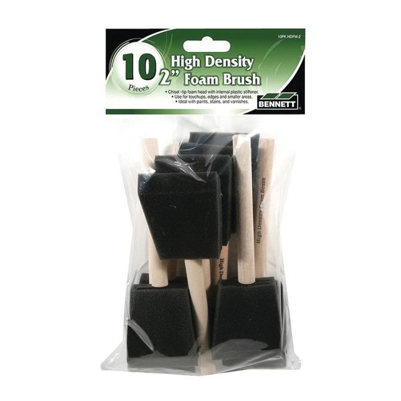 10PK 2"FOAM BRUSH