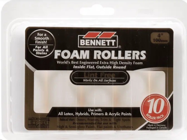 HD FOAM ROLLER  10/PK