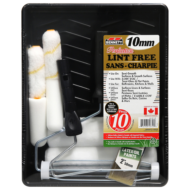 LINT FREE ROLLER SET 10PIECE