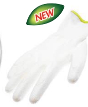 1 PR MEDIUM POLYESTER GLOVES