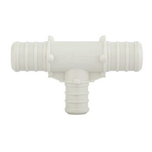 PLASTIC PEX TEE 1/2"X1/2"X3/4"