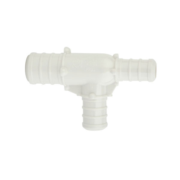 PLASTIC PEX TEE 1" X 3/4" X 3/4"