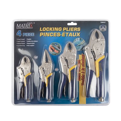 4PC ASSORTED LOCKING PLIERS SET