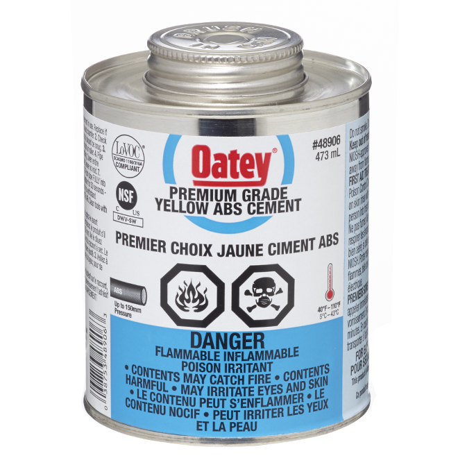 OAT ABS YELLOW CEMENT  473ML