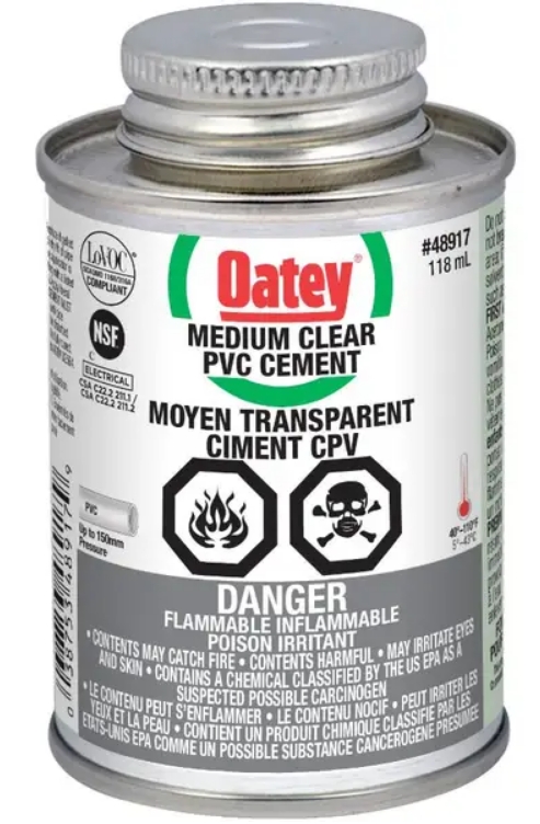 OAT   PVC CLEAR CEMENT 118ML