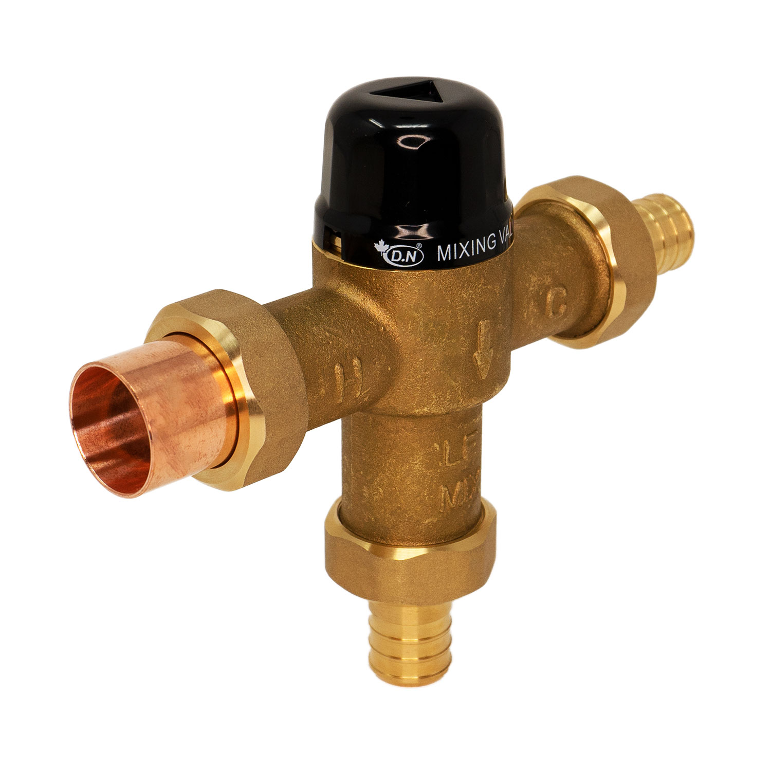 THRMOSTATC VALVE 3/4HOT/COLD PEX