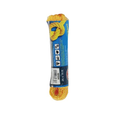 POLY TWIST ROPE YELLOW 3/16X50FT